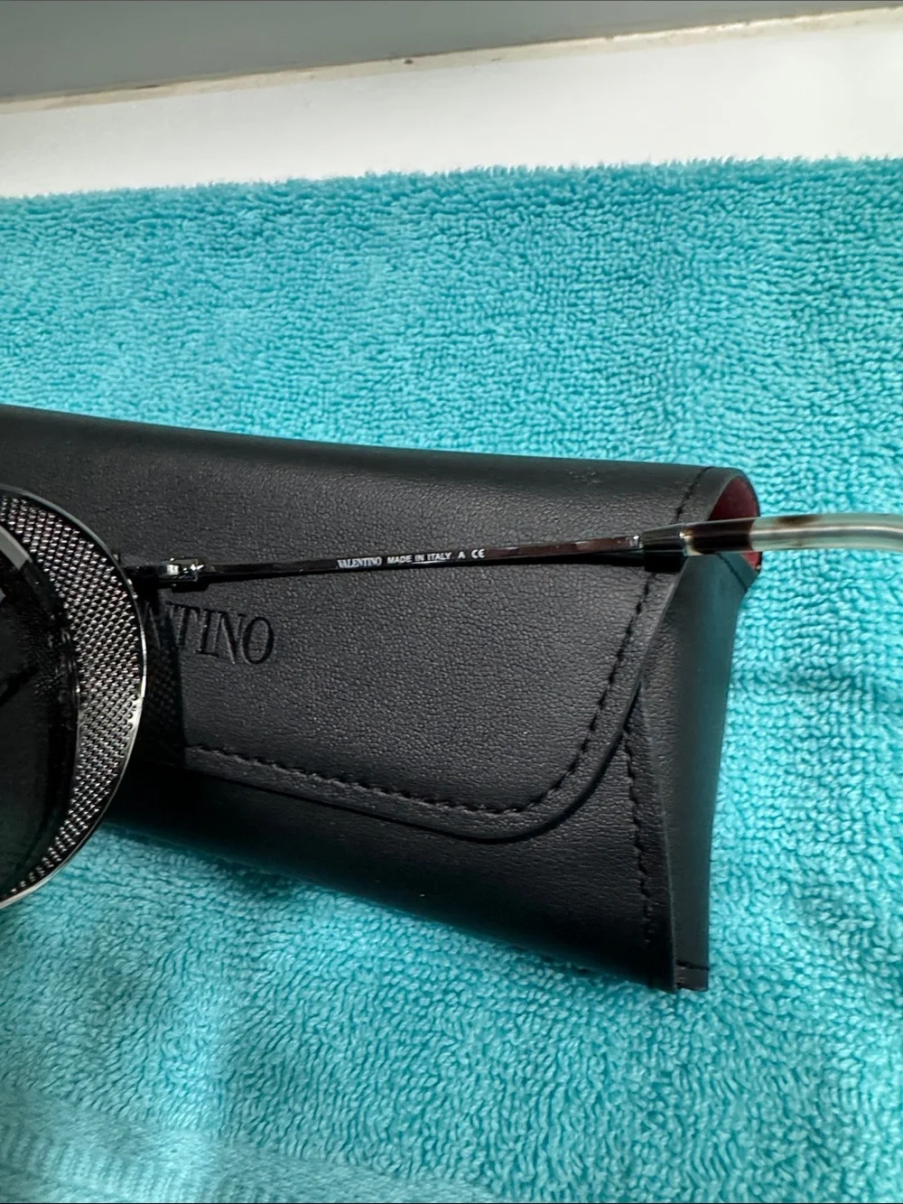 Valentino Black Sunglasses with Black Case